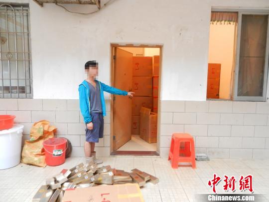 广州从化警方在此次行动中缴获假冒伪劣卷烟约770万支。广州警方供图