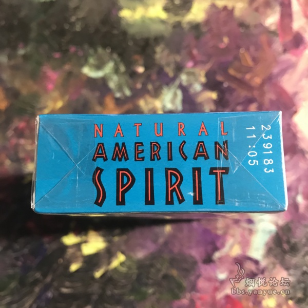 American Spirit（美国精神）日本完税蓝色12mg香烟品尝