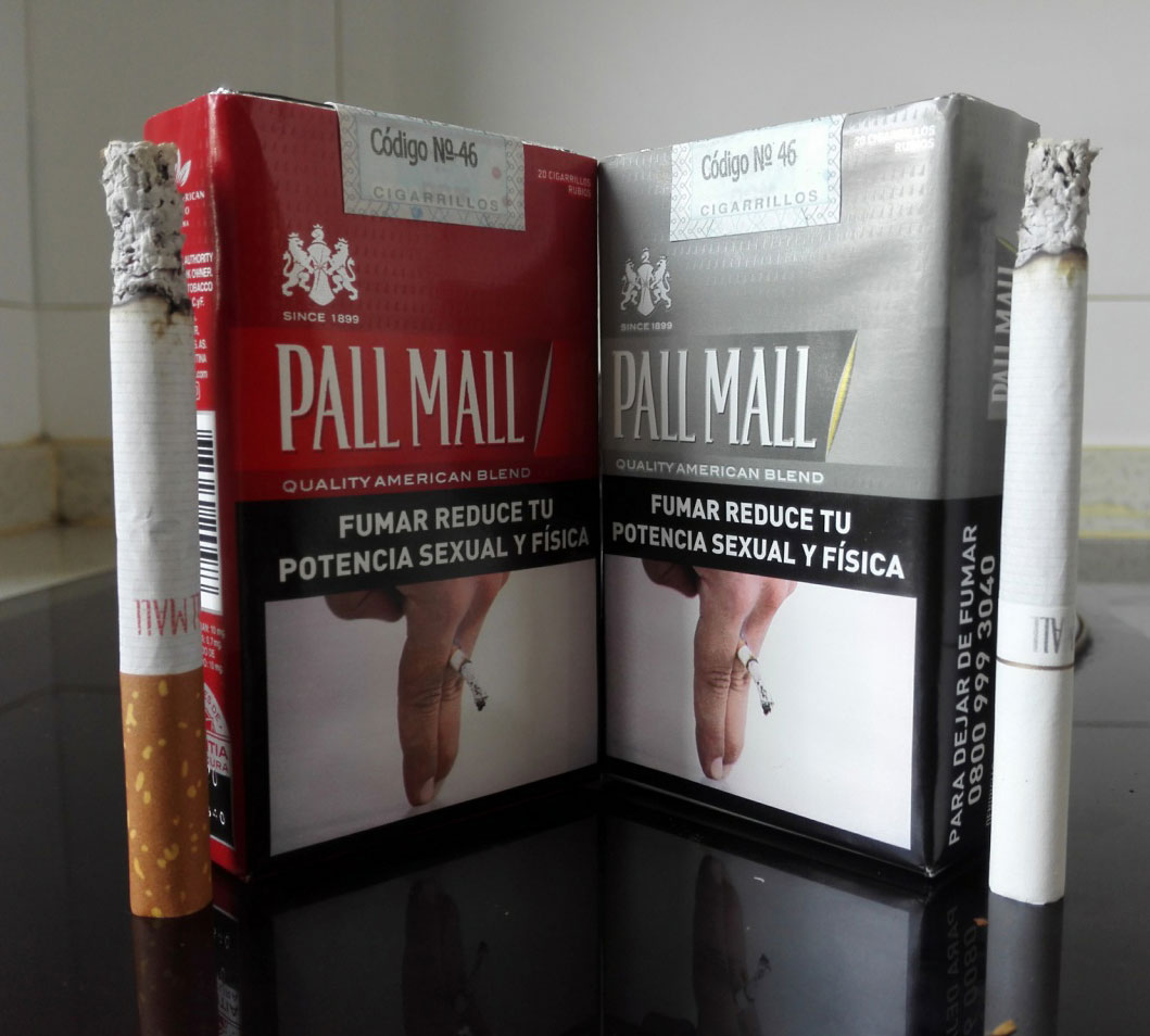 阿根廷软包波迈香烟（PALL MALL） 红灰对比评测：软灰强与软红